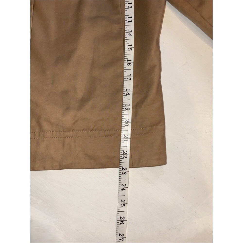 Rafaella Womens Khaki 3/4 Sleeve Button Front Blazer Jacket Size L - Picture 7 of 7